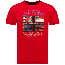 Geographical Norway férfi póló JINAPT SS MEN 100, L Piros