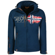 Geographical Norway TRUSTY MEN softshell dzseki, S Sötétkék férfi kabát, dzseki