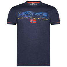  GEOGRAPHICLA NORWAY férfi póló JASIC plus size, 7XL Sötétkék