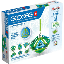 Geomag Classic Panels Újrahasznosított mágneses építőkészlet 52 db geomag