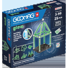 Geomag glow építő játék szett 25 darab geomag