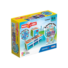  Geomag Magicube Printed Közlekedés 7 db (9563) barkácsolás, építés