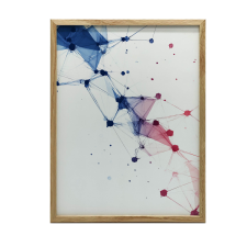 Geometria Połączeń, 50x70 cm, bez ramy, papier matowy 230 gsm grafika, keretezett kép