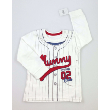 George fiú Hosszú ujjú Póló - Baseball #fehér-piros gyerek póló