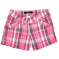 George pink kockás lány short gyerek nadrág