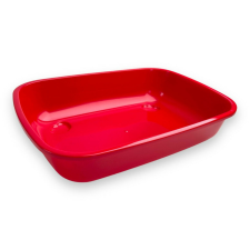 Georplast Junior macska alomtálca 37x27x8,5cm piros macskatoalett