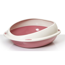  Georplast Shuttle íves macska WC kerettel S 45x36x15,5cm mályva macskatoalett