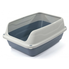 Georplast Sonic macska WC magasított kerettel 56x40x24cm kék macskatoalett