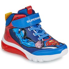 Geox Magas szárú edzőcipők J CIBERDRON BOY SUPERMAN Kék 35 gyerek cipő
