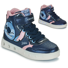 Geox Magas szárú edzőcipők J SKYLIN GIRL STITCH Tengerész 27 gyerek cipő