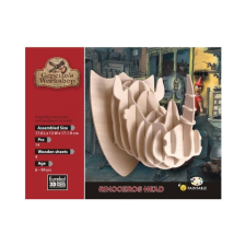  Gepetto's Workshop - Rinocéroszfej- 3D fapuzzle puzzle, kirakós