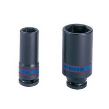 Gépi dugókulcs fej 1/2" 6 lapú hosszú 23 mm dugókulcs