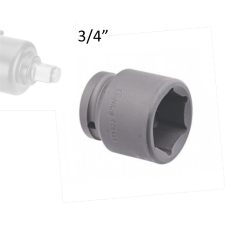  Gépi dugókulcs fej 3/4&quot; 52 mm dugókulcs