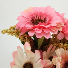 Gerbera csokor rózsaszín dekoráció
