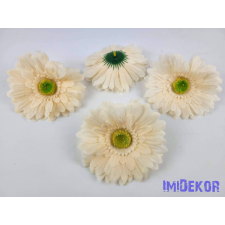 Gerbera selyemvirág fej 12,5 cm - Halvány Barack dekoráció