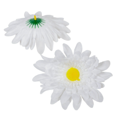  Gerbera virágfej WH D12cm 24db/csom dekorációs kellék