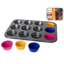 gerimport Muffin forma, 12 db + 60 db papírkosár sütés és főzés