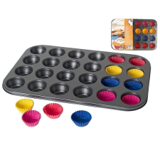 gerimport Muffin forma, 12 db + 96 db papírkosár sütés és főzés