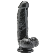Get Real TOYJOY Dildo Jr Aby 12 x 4cm fekete műpénisz, dildó