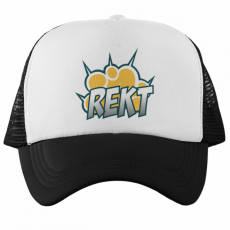  Get REKT Emoji - Trucker Hálós Baseball Sapka