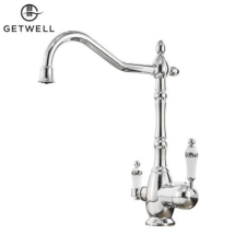 GetWell Heron-P, két karos, 3 utas Konyhai csap víztisztítókhoz Króm színben csaptelep