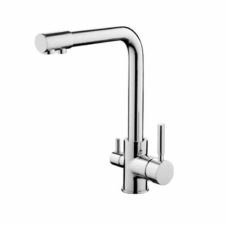 GetWell Simple 2 karos, 3 utas Konyhai Csap Víztisztítókhoz Króm színben csaptelep