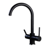 GetWell Sinuosity 2 karos, 3 utas Konyhai Csap Víztisztítókhoz fekete színben