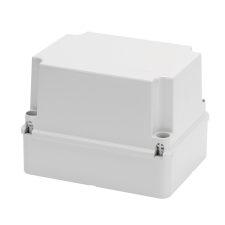 Gewiss GW44220 műanyag falon kivüli kötődoboz 380x300x180 magasított teli fedéllel, simafalú, IP56 világosszürke villanyszerelés