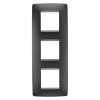 Gewiss S.p.A. Gewiss Chorus one 3-as függőleges keret matt fekete (2+2+2 modul) GW16127VN
