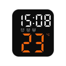  GH8015 LED óra /ébresztő, hőmérő/ [Szín: narancs] ébresztőóra