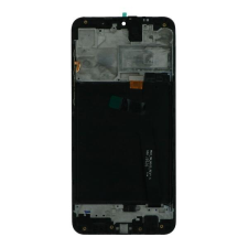  GH82-20227A Gyári Samsung Galaxy A10 A105F Single SIM fekete LCD kijelző érintővel kerettel előlap mobiltelefon előlap