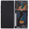  GH82-20838A Samsung Galaxy NOTE10 Plus / NOTE10 Plus 5G fekete OLED LCD kijelző érintővel kerettel előlap