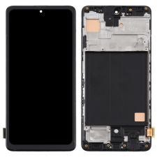  GH82-23774A Samsung Galaxy A51 TFT LCD kijelző érintővel fekete kerettel, előlap mobiltelefon, tablet alkatrész