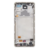  GH82-25849C Samsung Galaxy A72 OEM OLED kijelző érintővel fehér kerettel előlap