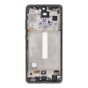  GH82-26861C Samsung Galaxy A52 / A52 5G / A52s 5G fekete OEM OLED kijelző érintővel kerettel, előlap