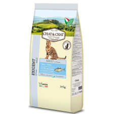  Gheda Chat&amp;Chat Adult Exigent - Tuna 14 kg macskaeledel