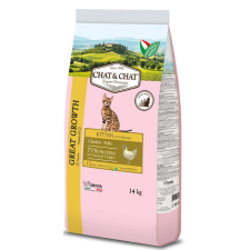  Gheda Chat&amp;Chat Kitten - Chicken 14 kg macskaeledel