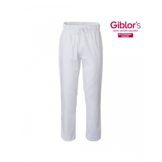 Giblor's Fehér gumisderekú szakácsnadrág - PLUTONE