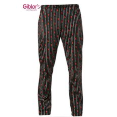 Giblor's szakácsnadrág - paprikamintás