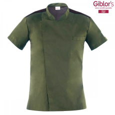 Giblor's THIAGO szakácskabát - military zöld