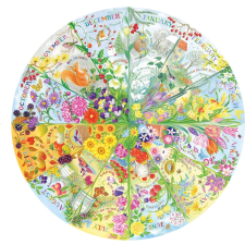 Gibsons kör puzzle: Év a kertben 500 darabos puzzle, kirakós