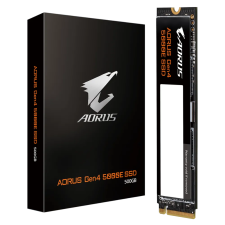Gigabyte 500GB AORUS Gen4 5000E M.2 PCIe SSD (AG450E500G-G) merevlemez