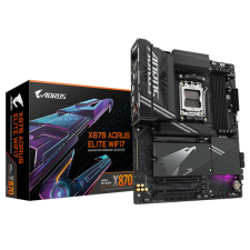 Gigabyte Alaplap AM5 X870 AORUS ELITE WIFI7 AMD X870, ATX alaplap