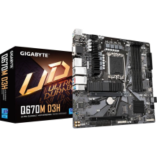 Gigabyte Q670M D3H                   (Q670,S1700,mATX,DDR5) (Q670M D3H) alaplap