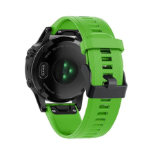 Gigapack 22mm szilikon, QuickFit csatlakozású Garmin pótszíj rombusz mintás világoszöld (GP-149229) okosóra kellék