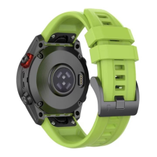 Gigapack 22mm szilikon, QuickFit csatlakozású Garmin pótszíj világoszöld (GP-149224) okosóra kellék