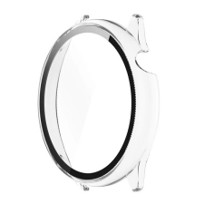 Gigapack Amazfit GTR Mini műanyag keret (bumper, ütésállóság + kijelzővédő üveg) átlátszó okosóra kellék