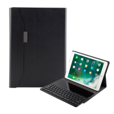 Gigapack Apple IPAD Air tok álló (Flip, kivehető bluetooth billentyűzet, QWERTY, angol nyelvű) fekete tablet tok