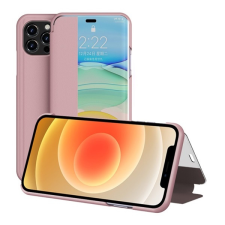 Gigapack Apple iPhone 12 mini tok álló (Flip, oldalra nyíló, hívószámkijelzés) rozéarany tok és táska