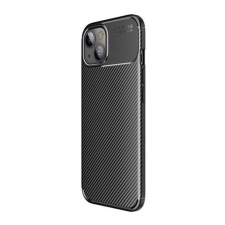 Gigapack Apple iPhone 13 karbon mintás szilikon tok fekete (GP-123429) (GP-123429) tok és táska